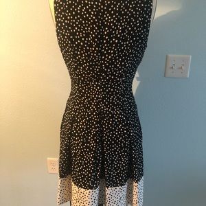 Polka dot fit and flare
